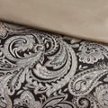 12 Piece Comforter Set With Cotton Bed Sheets Black Queen Queen Black Cotton
