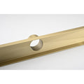 36 Inches Linear Shower Drain, Included Hair Strainer And Leveling Feet Brushed Gold Stainless Steel