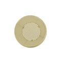 Round Metal Hollow Side Table Gold Metal