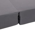 Gray Broadway Ian Chaise Lounge Cushion Triple Folds Gray Waterproof Fabric