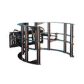 Round Hay Bale Grab For Skid Steer Black Steel