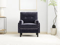 Grey Sofa Chair With Recline Fuction Grey Velvet Metal Primary Living Space Medium Soft Loose Back Pillow Top Arms Foam Fabric Metal 1 Seat