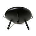 23 Inch Outdoor Fire Pit, Durable Wood Burning Fireplace Bowl With Grill Rack For Patio Garden, Backyard, Porchcamping, Bbq, Picnic Bonfire Black Garden & Outdoor Steel