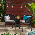 Candlewood Chair Black Woven Rope