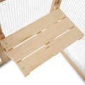 Wooden Cat Catio, Outdoor Cat Enclosure, Cat House With Platforms, Sunshine Board, Hammock, Door, Kitten Cage Condo, Burlywood Burly Wood Wood Metal