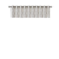 Fretwork Print Grommet Top Window Valance Ivory Grey 50X18