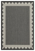 Sunshine Gc Har2014 Anthracite 2 Ft. 7 In. X 7 Ft. 3 In. Indoor Outdoor Area Rug Anthracite Polyester Polypropylene