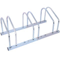 3 Bikes Floor Bike Stand, Bike Parking Rack Garage Bike Storage Stand Indoor Outdoor 22 28