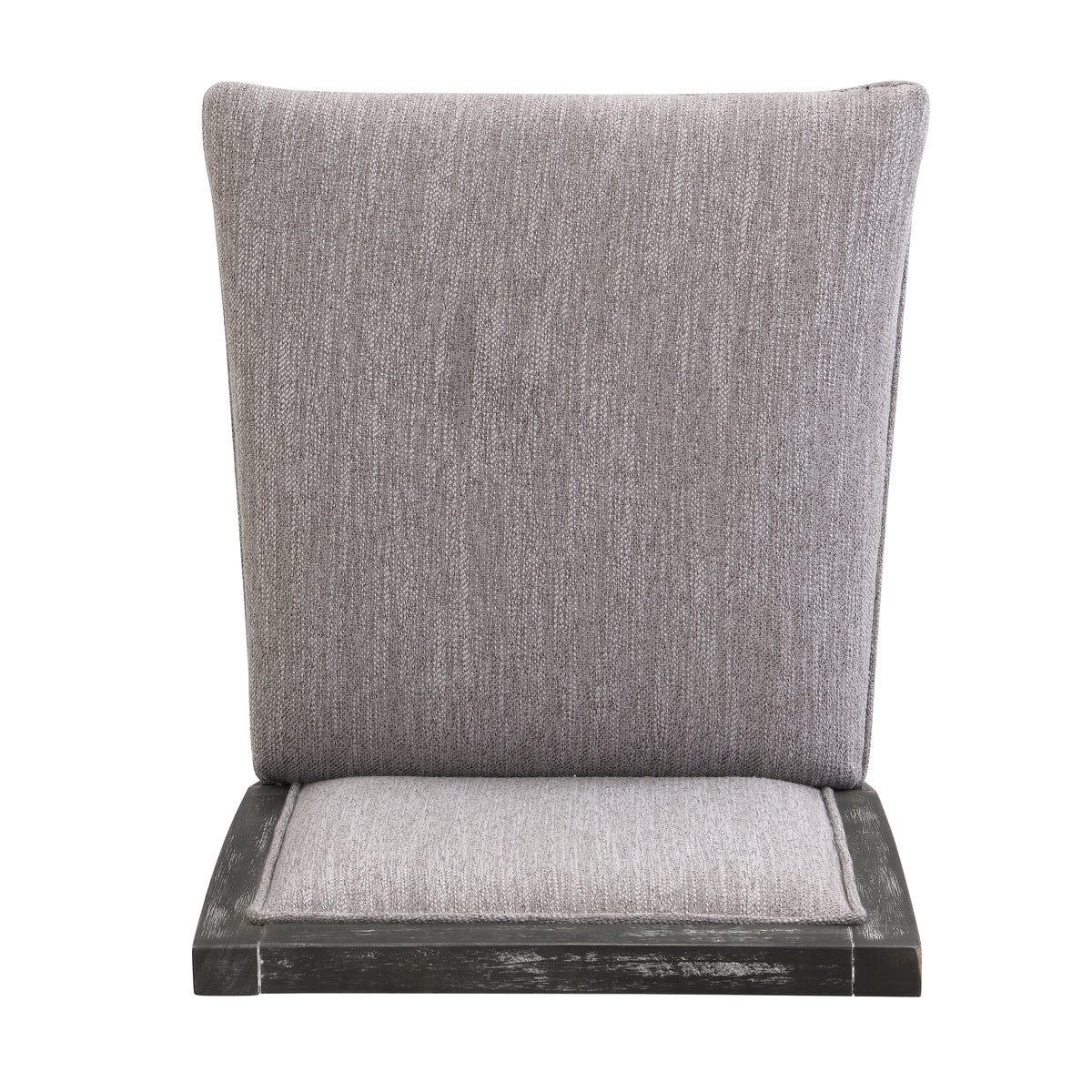 30.5 Inch Height Bar Stools Set Of 2, Rubber Wood Frame,Fabric Sponge Cushion And Upholstered Barstools, Retro Bar Chairs Suitable For Kitchen Island,Bedroom,Dining Room. Black Grey Kitchen Sponge