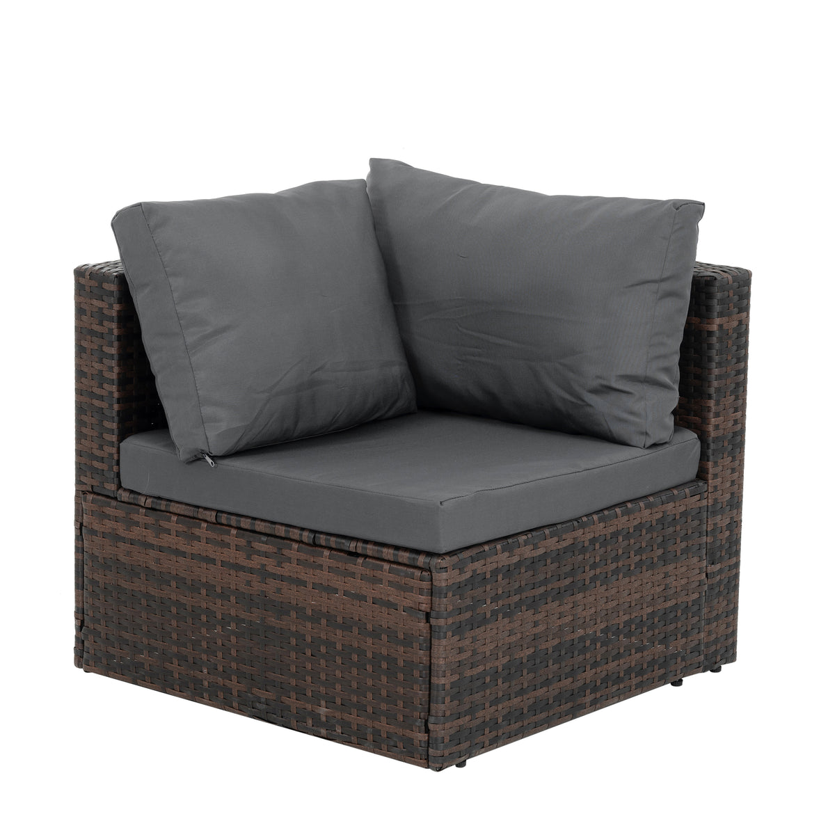Patio Furniture, Outdoor Furniture, Seasonal Pe Wicker Furniture, 5 Set Wicker Furniture With Tempered Glass Coffee Table Brown Seats 4 Pe Rattan Iron Waterproof Fabric