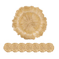 8 Pack Reef Plastic Charger Plate, D13