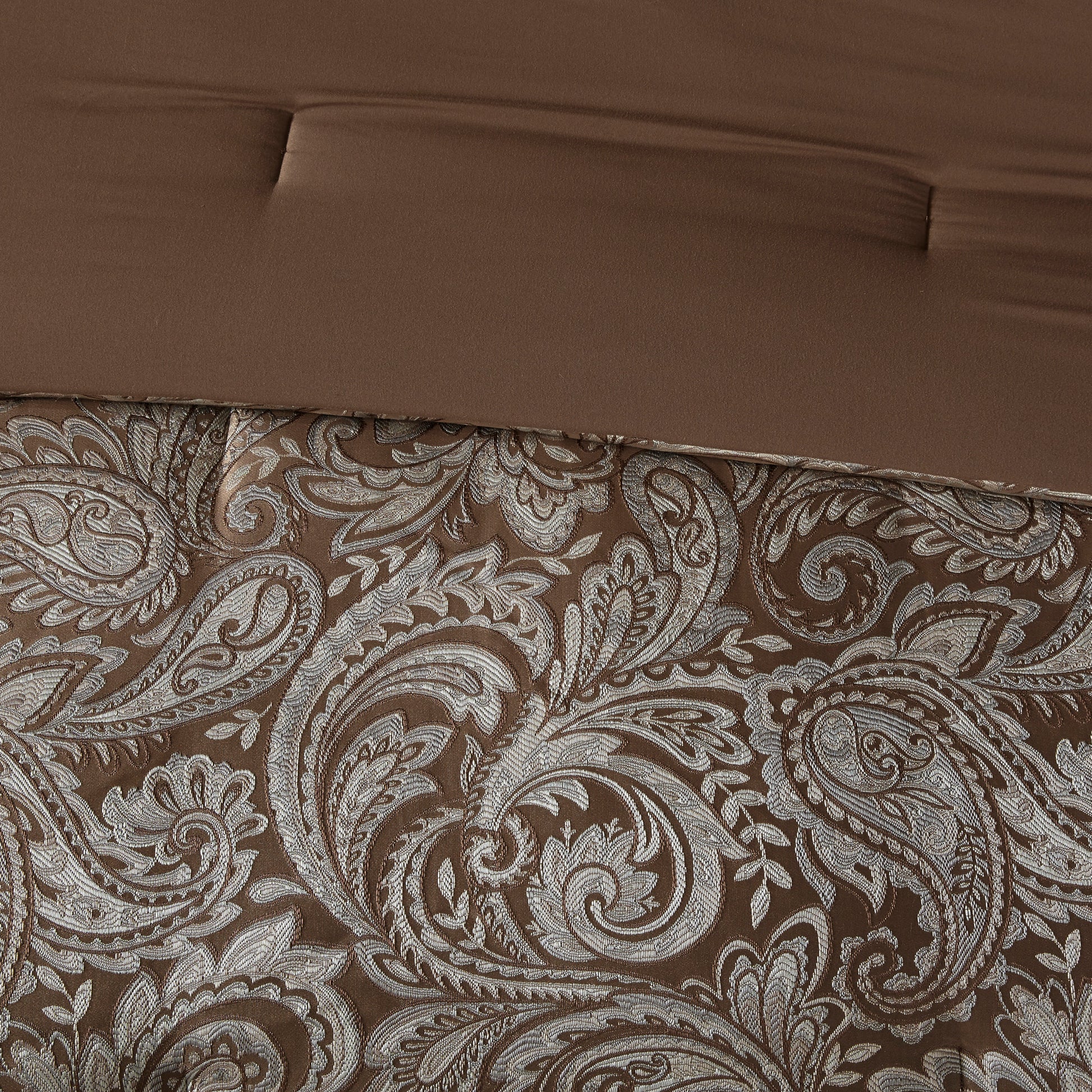 12 Piece Comforter Set With Cotton Bed Sheets Blue Brown Cal King California King Blue Brown Cotton
