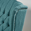 One And Half Seater Recliner Teal Fabric