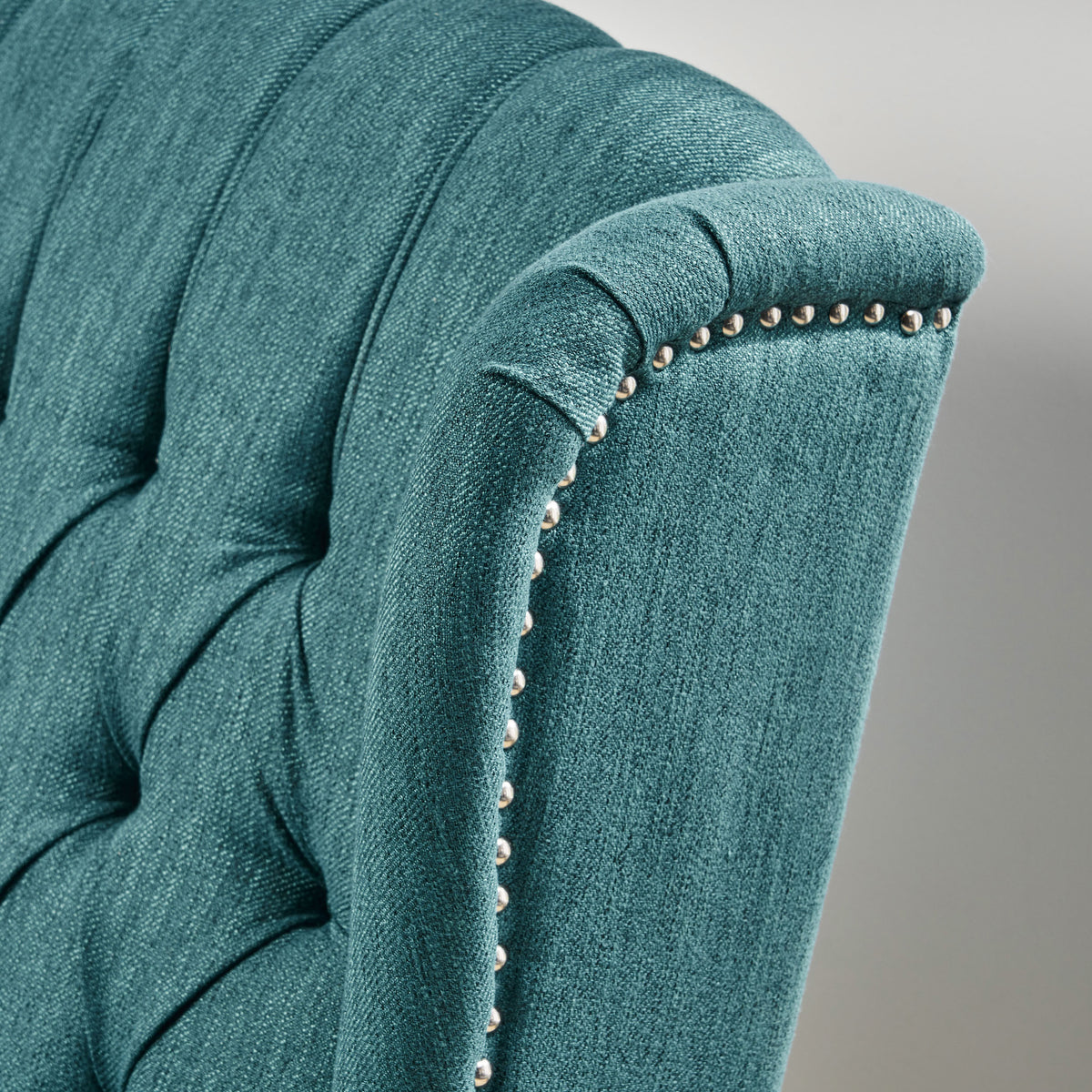 One And Half Seater Recliner Teal Fabric