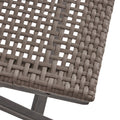 Hillside Bistro Chair,Set Of 2 Grey Brown Wood