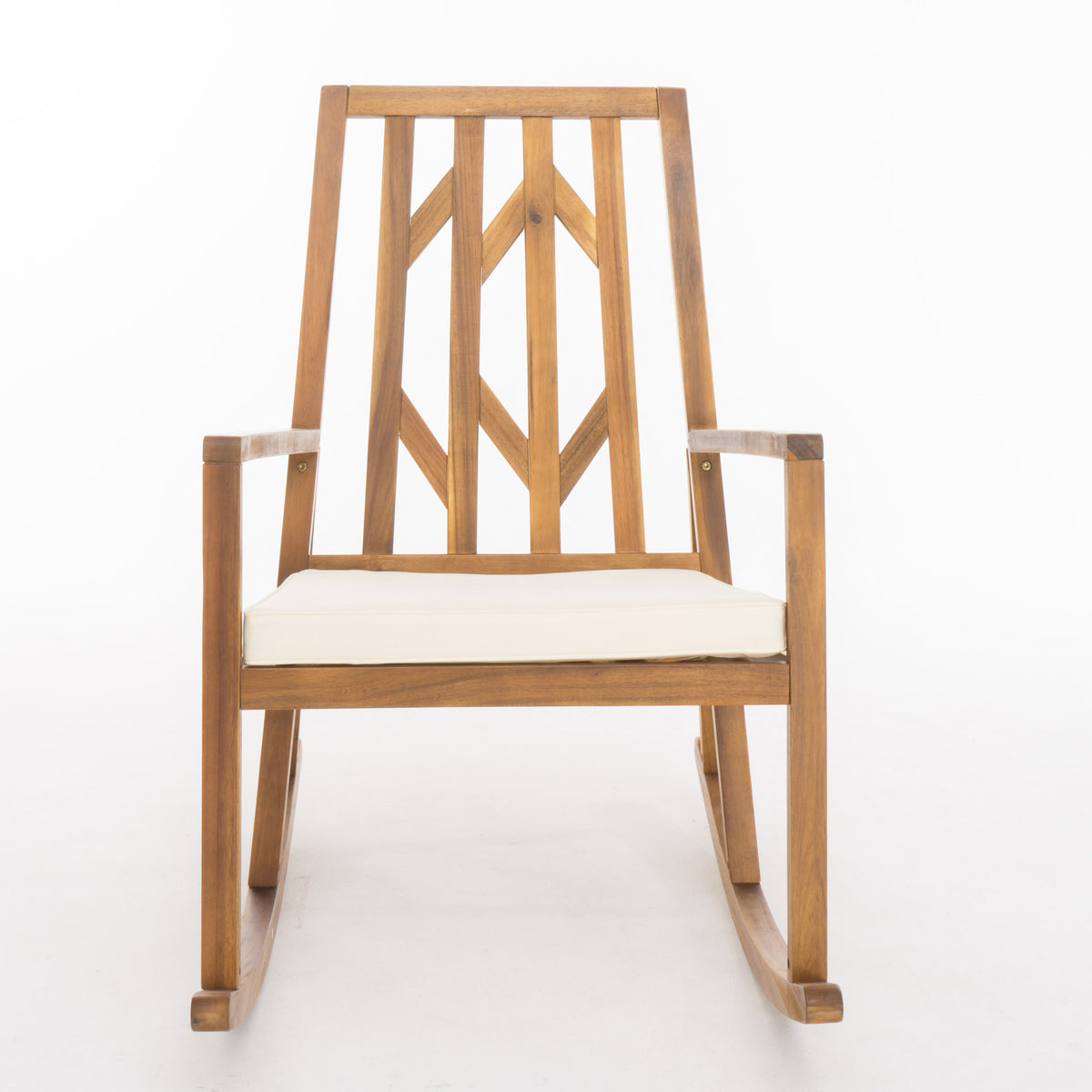 Nuna Rocking Chair With Cushion 5Cm Teak Acacia Wood