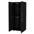 White 4 Door Armoire Black Bedroom Melamine