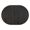 Retro Extendable Dining Table With A 16 Inch Middle Leaf For Dining Room And Kitchen Espresso Espresso Solid Wood Mdf