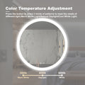 24Inch Bathroom Led Classy Vanity Mirror With High Lumen,Dimmable Touch,Wall Switch Control, Anti Fog ,Cri 95 Adjustable 3000K 4500K 6000K ,Ip54 Waterproof Energy Saving Silver Glass