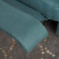 Indulge In Supreme Comfort: Electric Recliner Chair With Elegant Copper Accents And Soft Teal Upholstery Teal Fabric
