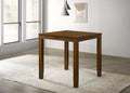 Beautiful Cherry Color Counter Height 1Pc Dining Pub Height Square Table Dining Room Wooden Furniture Cherry Seats 4 Espresso Dining Room Traditional Rectangular Square Wood