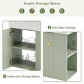 Video 21.6 Inch Modern Floating Bathroom Vanity With Ceramic Basin Perfect For Small Bathrooms, Right Side Storage Green Bathroom Ceramic Mdf