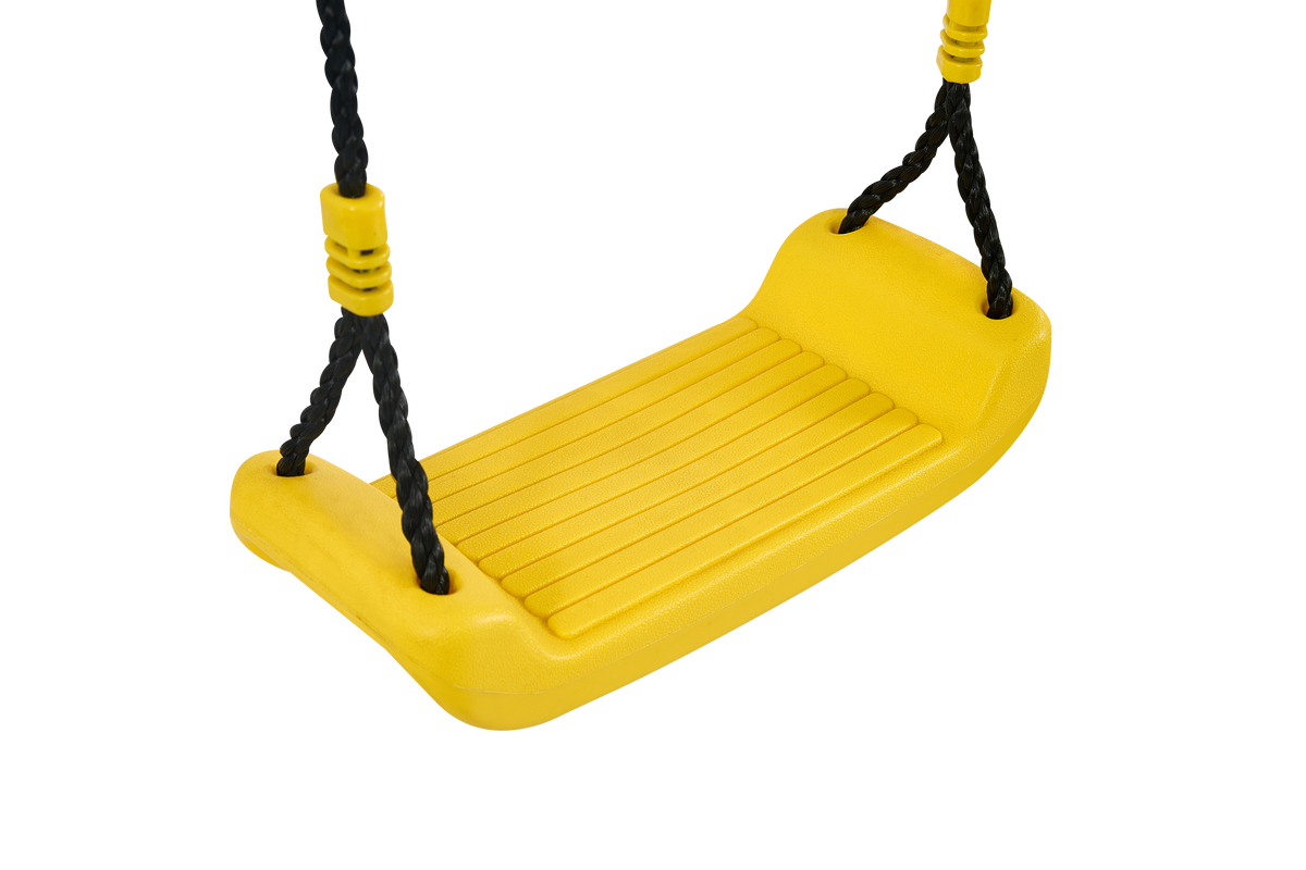 Xns093 Rinbow Colour Interesting Three Swingset With Textilene Swing And Tree Swing Disc Metal Plastic Safe Swing Seat 550Lbs For Outdoor Playground For Age 3 Blue Green Steel