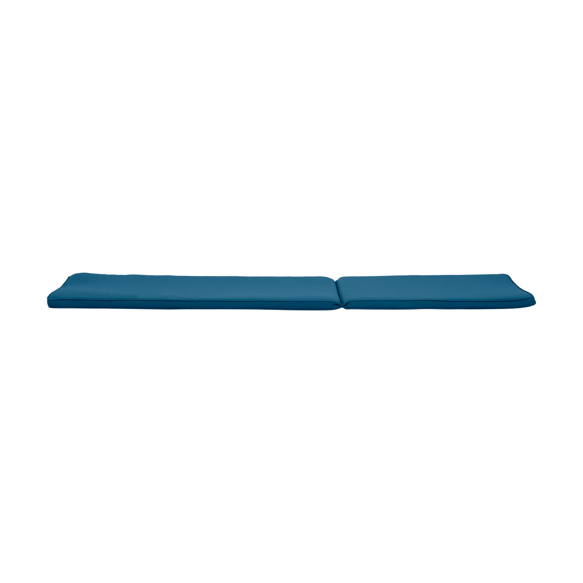 Nadine Chaise Lounge Cushion Blue Wood Waterproof Fabric