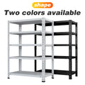 Household Storage Rack, Adjustable Display Rack, Basement Balcony Storage Rack, Carbon Steel Storage Rack, 100Cm * 40Cm * 180Cm, Five Floors White 5 White Etagere Primary Living Space Metal