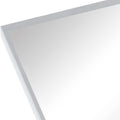 Silver 24X32 Inch Metal Arch Barhroom Mirror Silver Classic Mdf Glass Aluminium