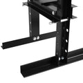 6 Ton Hydraulic Shop Floor Press, With Pressure Gauge Steel H Frame Shop Press With Steel Plates Adjustable Working Table, Black Black Steel