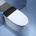 St Dp 02 Smart Toilet With Heated Bidet Seat, One Piece Toilet With Built In Bidet, Feet Sensor Operation, Auto Dual Flush,Tankless Bidet Toilet In 1.28Gpf, Nightlight, White White Bathroom Ceramic