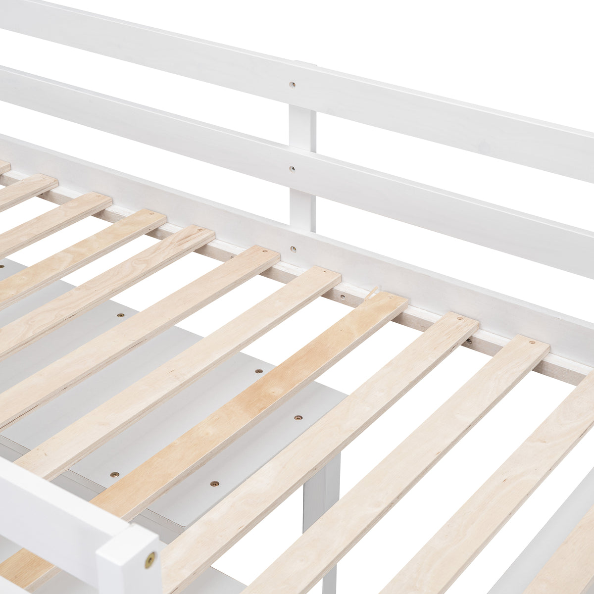Twin Size Loft Bed With Retractable Writing Desk And 4 Drawers, Wooden Loft Bed With Lateral Portable Desk And Shelves, White White Solid Wood Mdf