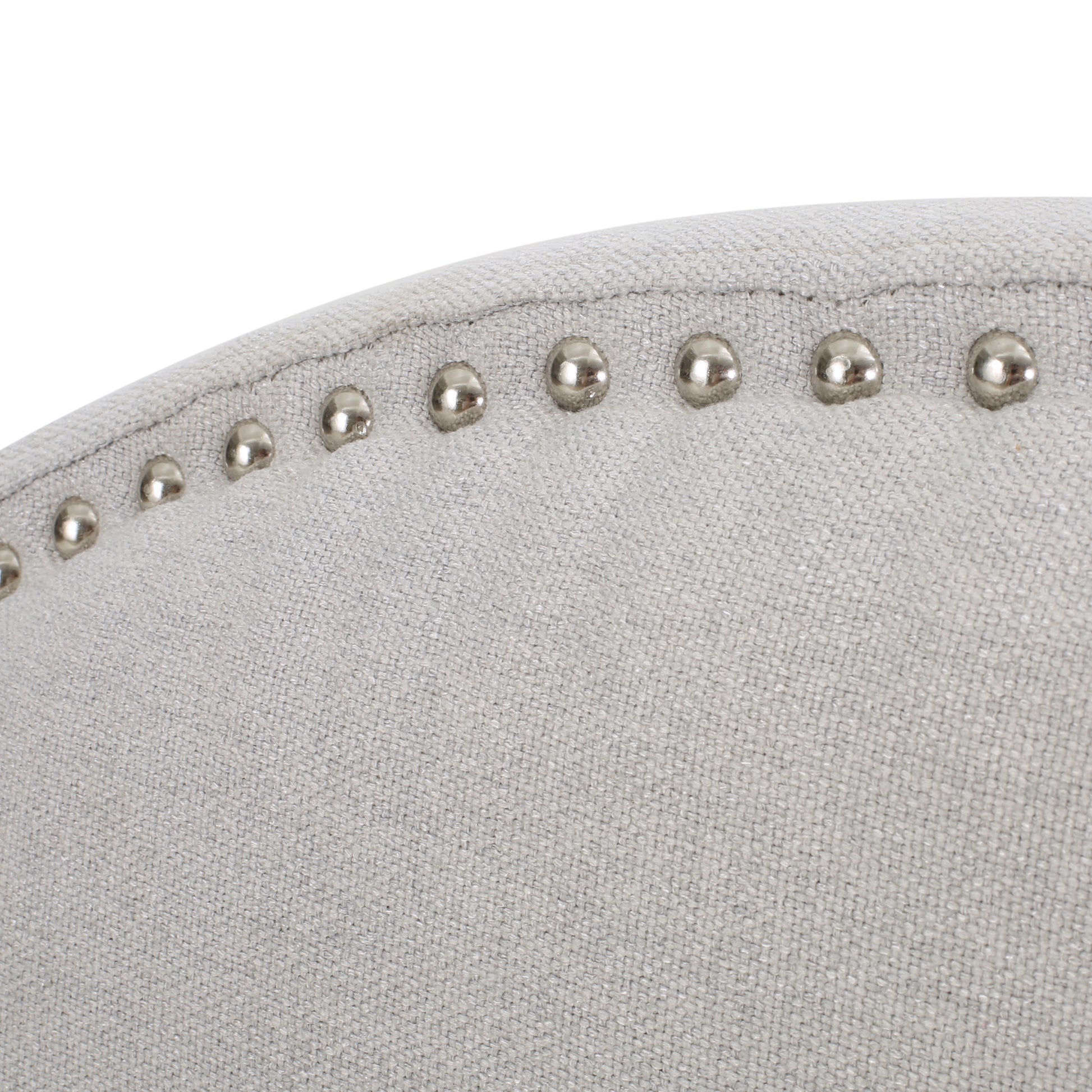 Queen&Full Sized Headboard Queen Light Grey Fabric