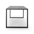 Outdoor Dining Set, Dining Chair Set Of 6 Aluminum Dining Table, Gray Black Black Grey Aluminum