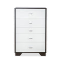 Eloy White & Espresso Finish Chest Espresso,White Mdf