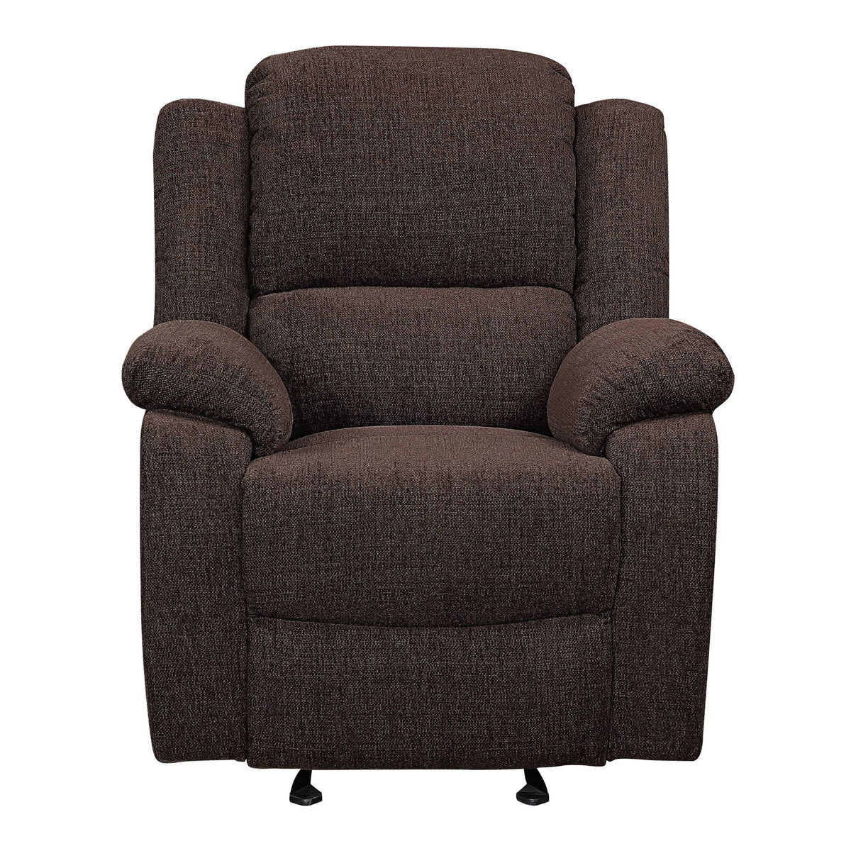 Brown Pillow Top Arms Glider Recliner Brown Primary Living Space Tight Back Modern Fir Pillow Top Arms Wood Metal