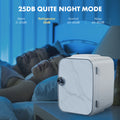 Mini Fridge, Portable Small Refrigerator 4L 6 Can Cooler & Warmer Compact Fridge For Skincare, Food And Drinks, Small Fridge For Bedroom, Dorm, Car, Office, Marble White White Abs