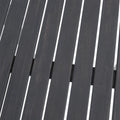 Outdoor Minimalist Acacia Wood Rectangle Bar Table Dark Gray Dark Gray Garden & Outdoor Minimalist Acacia Wood