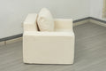 Video Sofa In A Box Foam Sofa Couch With Pillow, Bean Bag Chairs For Adults Stuffed High Density Foam, Large Bean Bag Sofa For Living Room Bedroom Gaming Room Ameican White Oak Primary Living Space Medium Soft Medium Duty American Design,European Square