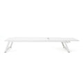 Myers Chaise Lounge Mp2 White Metal Mesh