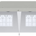 Outsunny 10' X 20' Pop Up Canopy Tent With 4 Sidewalls, Heavy Duty Tents For Parties, Outdoor Instant Gazebo With Carry Bag, For Outdoor, Garden, Patio, White White Steel