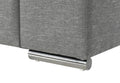 Gianna Light Gray Woven Fabric Arm Chair Light Gray Fabric