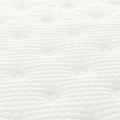 Premium 12 In. King Size Pocket Coil Hybrid Mattress, Plush Gel Memory Foam Mattress, White Gray Grey White Bedroom Contemporary,Modern Memory Foam Polyester King