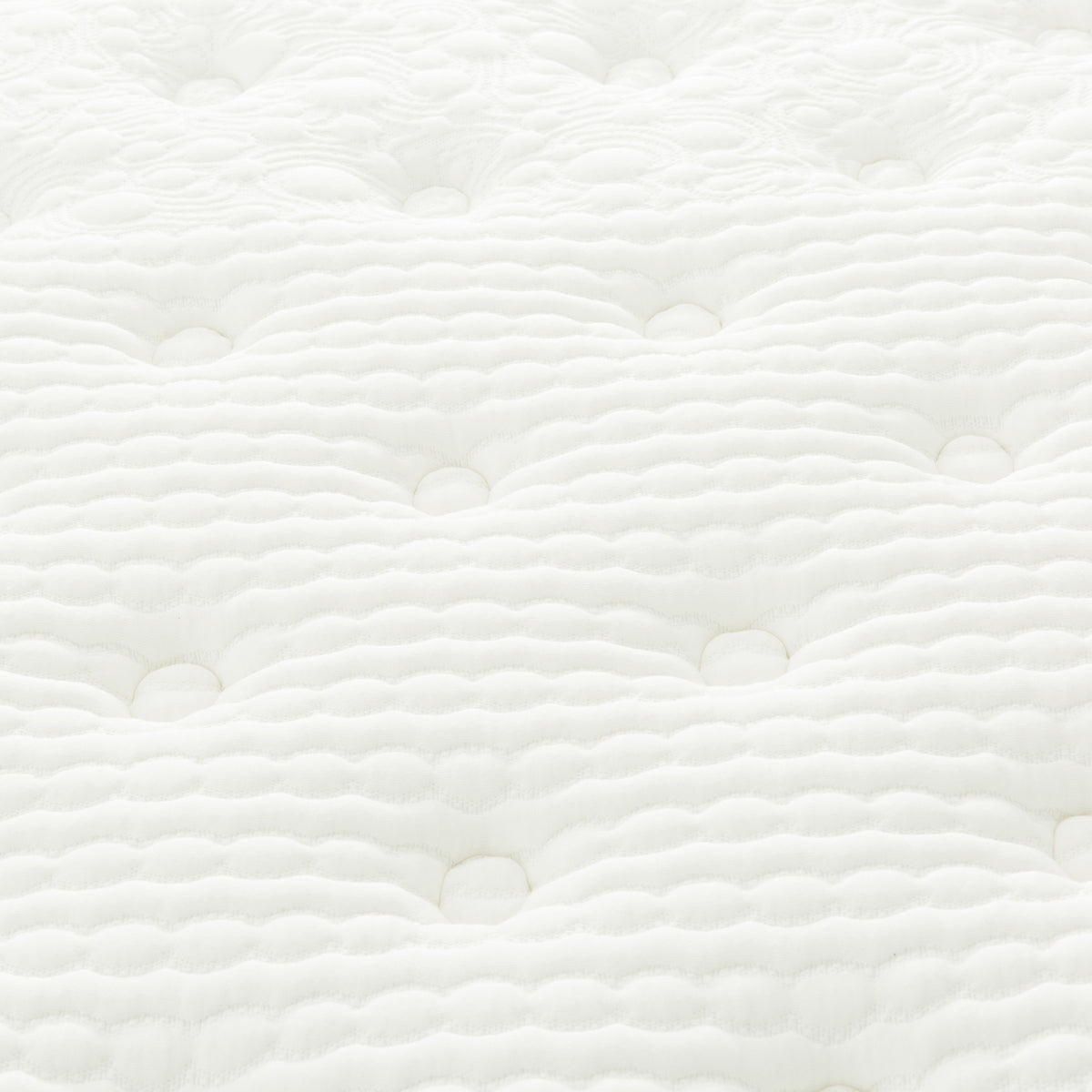 Premium 12 In. King Size Pocket Coil Hybrid Mattress, Plush Gel Memory Foam Mattress, White Gray Grey White Bedroom Contemporary,Modern Memory Foam Polyester King