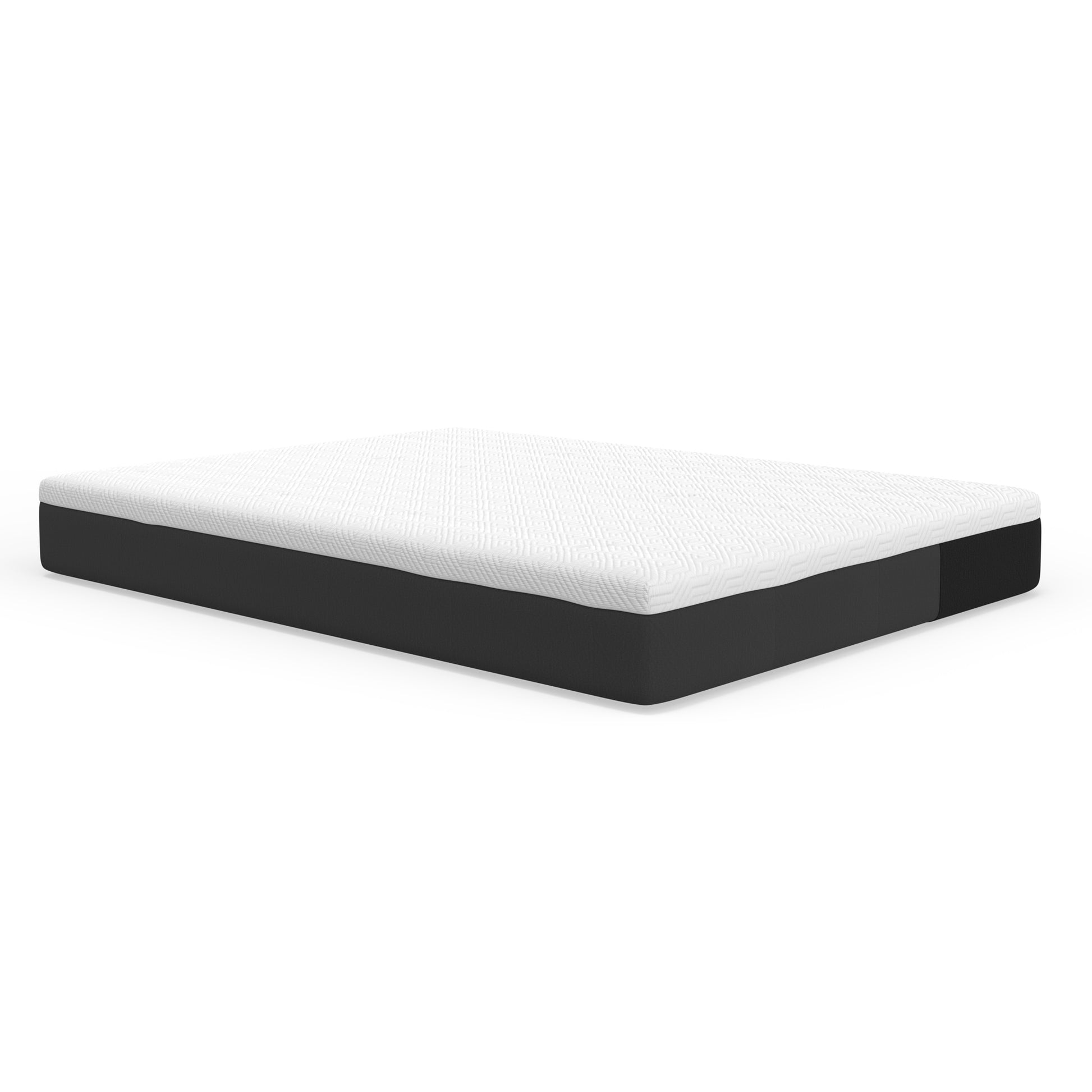 10" Essentials Gel Infused Memory Foam Mattress Full White Foam Full