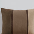 7 Piece Faux Suede Comforter Set Brown Queen Queen Brown Polyester
