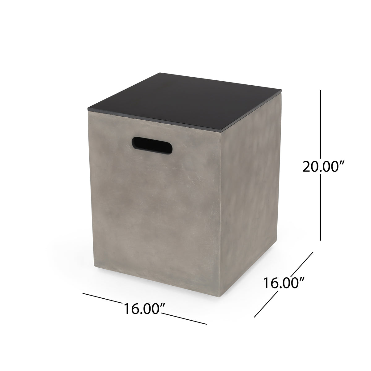 Mgo Tank Holder Black Gray Magnesium Oxide