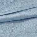 Reversible Quilt Set Blue Full Queen Blue Cotton