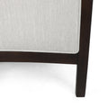Recliner Chair Beige Fabric